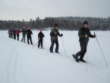 Контрольный выезд участников зимнего похода в Хибины.